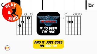 38 Special - If I'd Been The One | Scrolling Guitar Chords & Lyrics