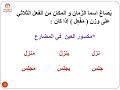 اللغة العربية درس اسم الزمان و المكان الصف الثامن اللغة العربية درس اسم الزمان و المكان الصف الثامن