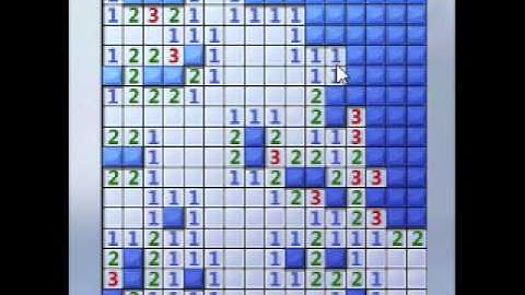 Playing minesweeper intermediate difficulty without flags
