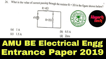 amu BE Electrical Engineering Paper 2021 | best strategy for crack BE Entrance exam | amu BE paper