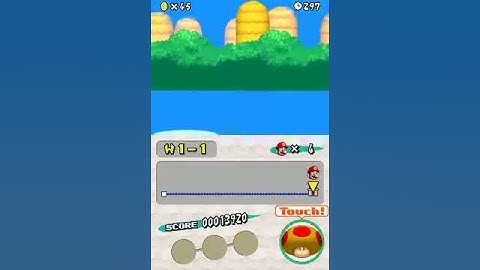 Mario Off The Map On NSMB DS (Hack)