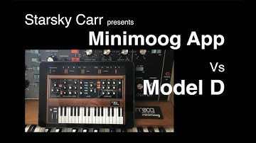 Minimoog App vs Model D Review