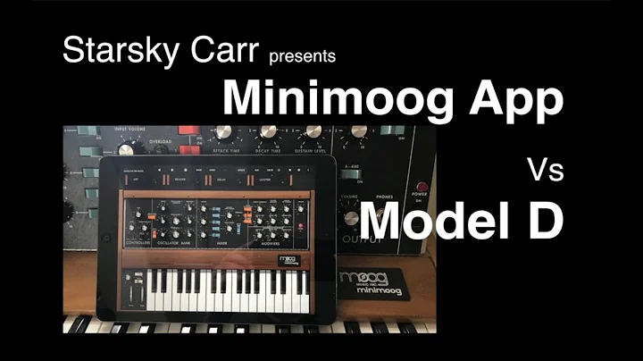 Minimoog App vs Model D Review