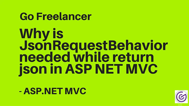 Why is JsonRequestBehavior needed while return json in ASP NET MVC
