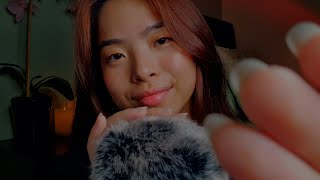 ASMR Soothing You To Sleep 🤍 Gentle Face Touching & Fluffy Mic Touching (No Talking)