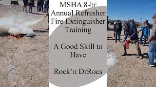 MSHA Fire Extinguisher Training Mar 31 22