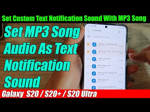 Video: How To Put A Melody On A Message On Samsung