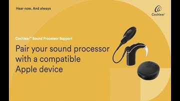 Pair your Nucleus® 7 or Kanso® 2 Sound Processor with a compatible Apple device