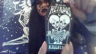 Killstar Haul 2/trying on Procession Velvet Shirt