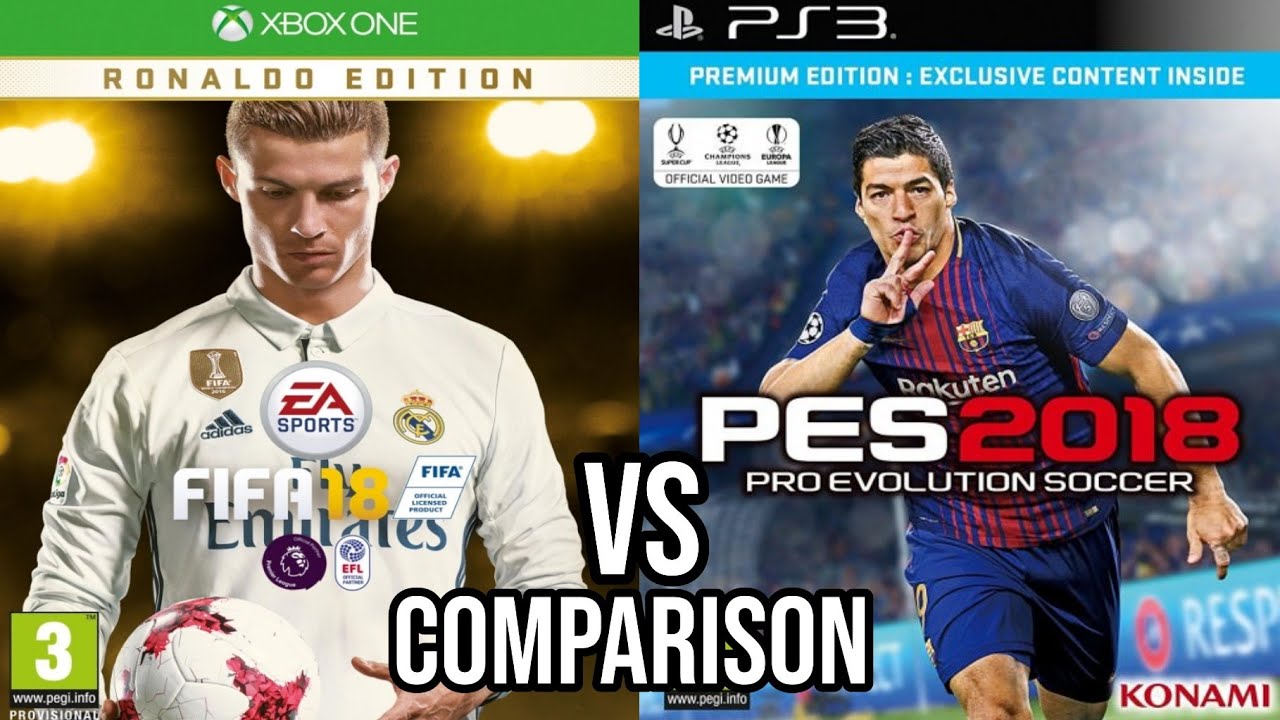 FIFA 18 vs PES 2018: Everything you need to know