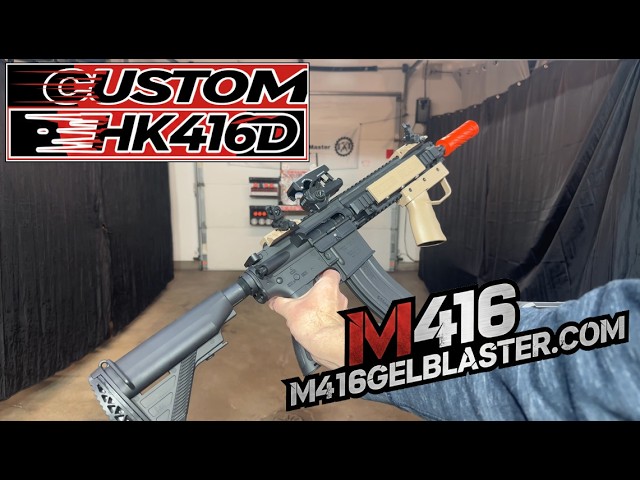 🔥DEMO!!🔥Customized & Upgraded! (TOY!) Jinming JM HK416D Gel Ball
