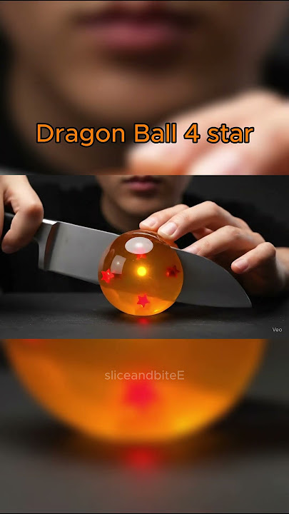 Slicing Open a Dragon Ball..What’s Inside the Legendary Orb? #dragonball  #asmr  #shorts