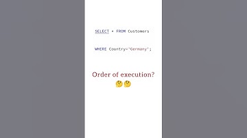 Thumbnail of execution order of SQL query #sql #mysql #database #computerscience #data #tricks #tricks