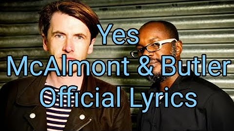 Yes - McAlmont & Butler - Official Lyrics