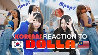 KOREAN GIRLS REACT TO DOLLA - Look At This(Official Music Video)