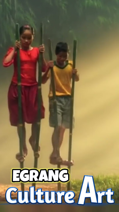 Egrang Kaulinan Barudak Jaman Dulu #short