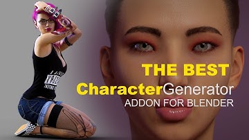 Blender Human Generator V3 : Create A female Characters Fast & Easily in Blender : Realistic Creator