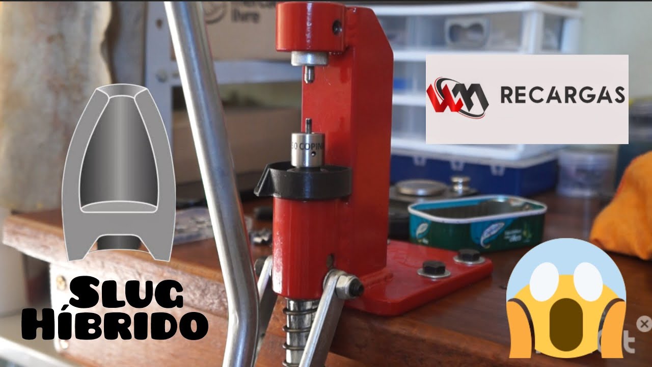 Como fazer slugs híbridos na prensa da WM RECARGAS？!!!