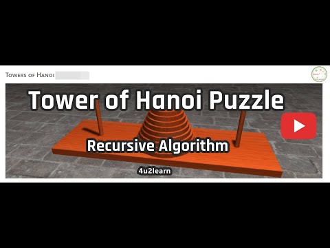 Tower of Hanoi Puzzle | Recursive Algorithm