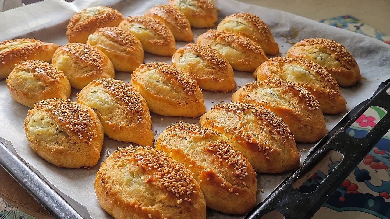 1 TEPSİ ANINDA Bitecek🥇 Kahvaltıya 5 çayına MAYASIZ SIVIYAĞLI Kolay Poğaça Tarifi