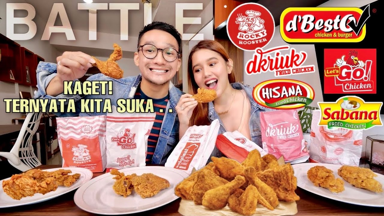 BATTLE FRIED CHICKEN KAKI LIMA!! MANA FAVORIT KALIAN??