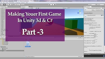 Making your first Game in Unity 3d and C# | Score System | Tutorial Part 3