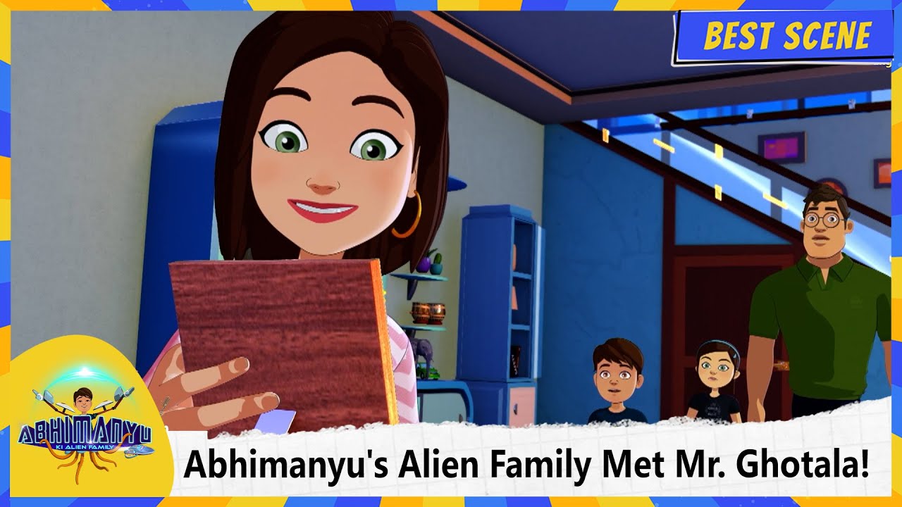 Abhimanyu Alien Family | Abhimanyu's Alien Family Met Mr. Ghotala ...
