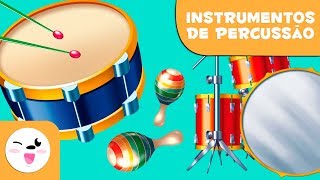Instrumentos de percussão para crianças - Aprender música