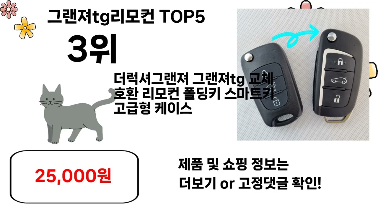 그랜져tg리모컨 선물하고 싶은 추천 상품 Top5