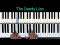 The dandy lion john w schaum piano course