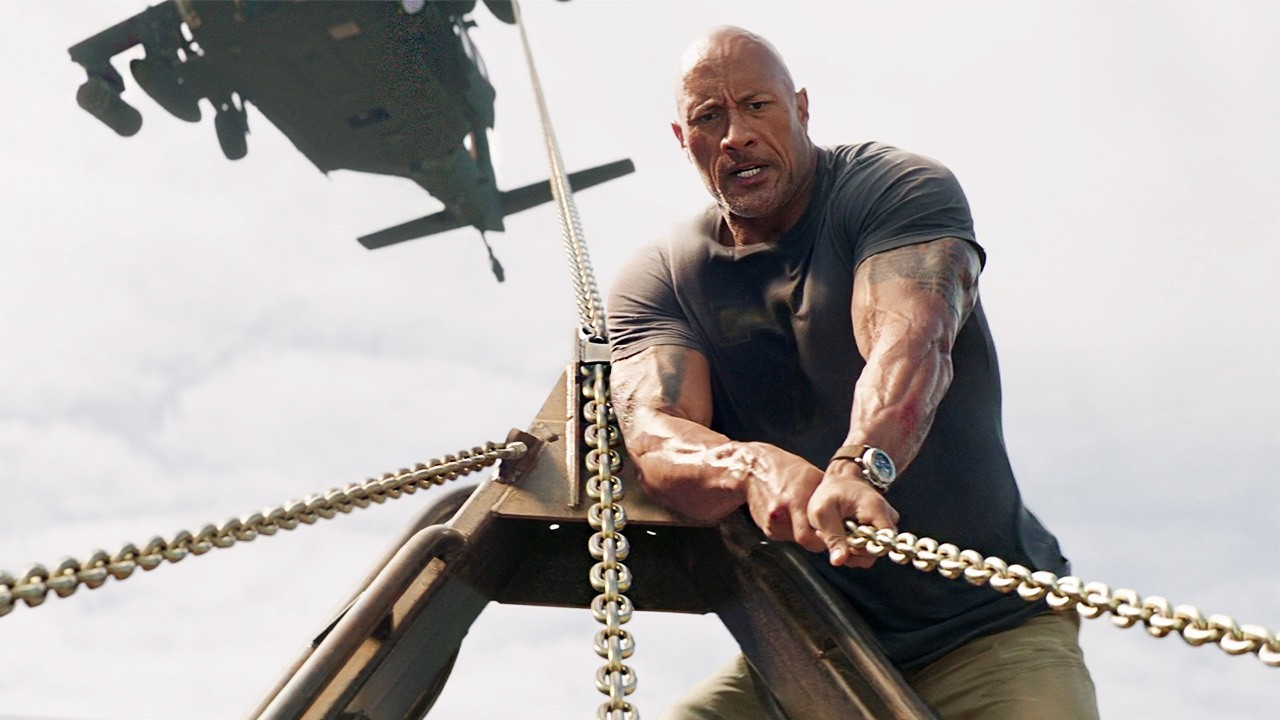 Dwayne Johnson Brings Down a Helicopter | Fast and Furious: Hobbs & Shaw
