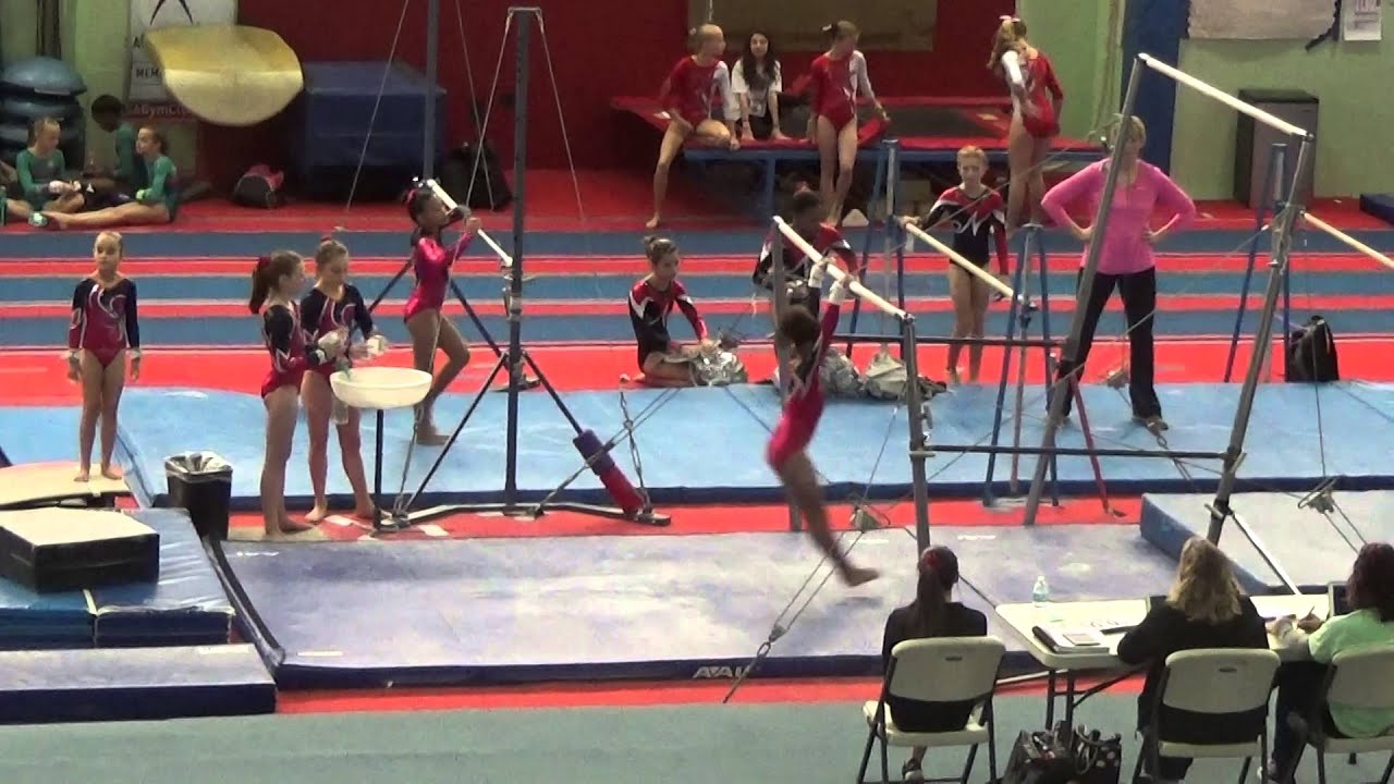 Arianna Grace Level 7 Uneven Bars Optional Judges Cup 2015 YouTube
