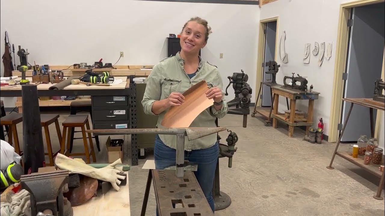 How to Form Sheet Metal without a Roller YouTube