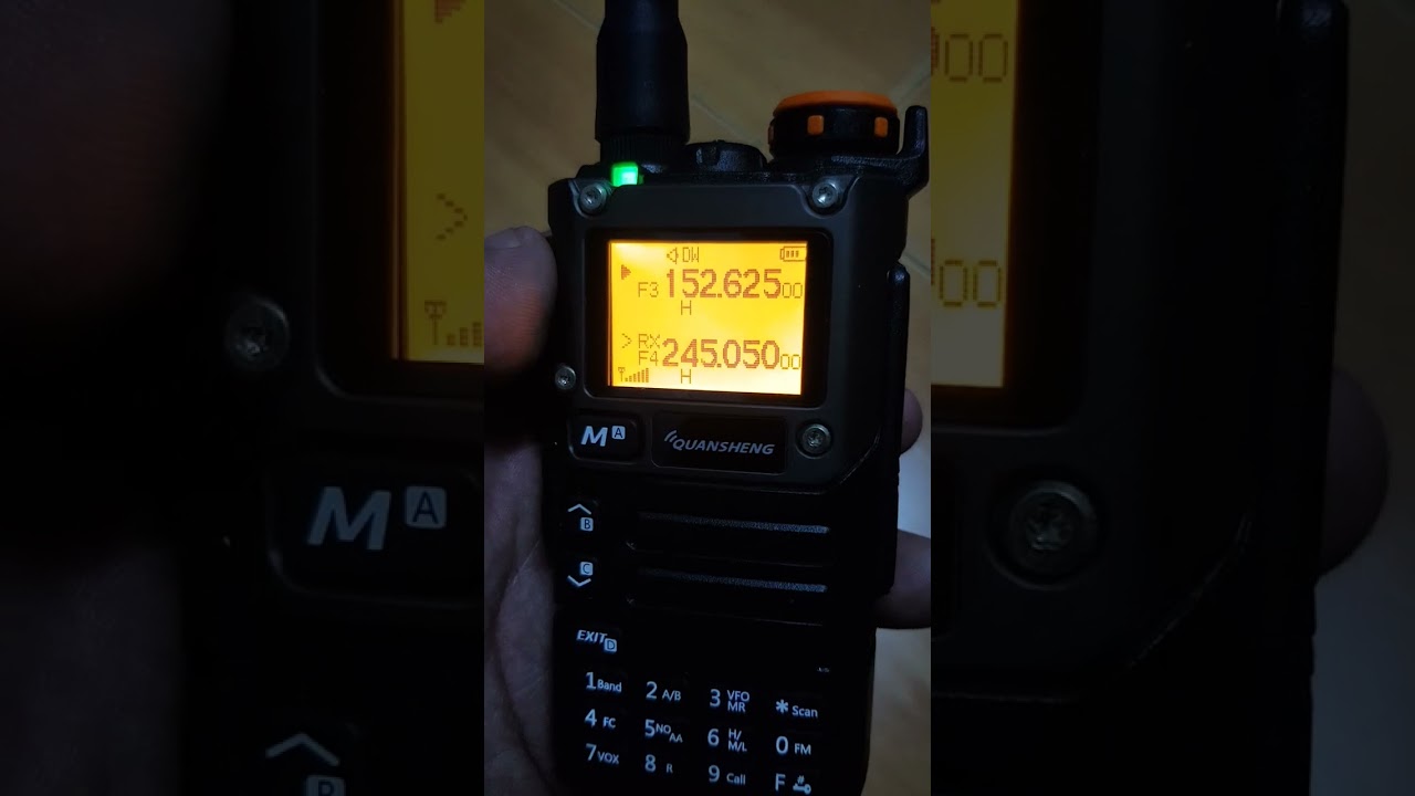วิธีฟัง2 ช่องพร้อมกัน Quansheng uv K5