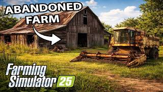 I spent 365 days rebuilding the FARM with $0! Farming Simulator 25