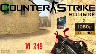 Counter-Strike: Source (2025) - M249 SAW Gameplay (PC HD) [1080p60FPS]