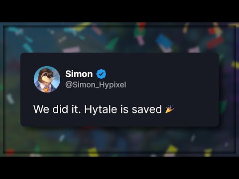 HYTALE IS OFFICIALLY SAVED!