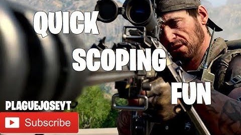 BO4 Quick Scoping practice on botz