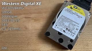 Western Digital XE WD3001BKHG 300GB (2013)  Hard Drive Sounds