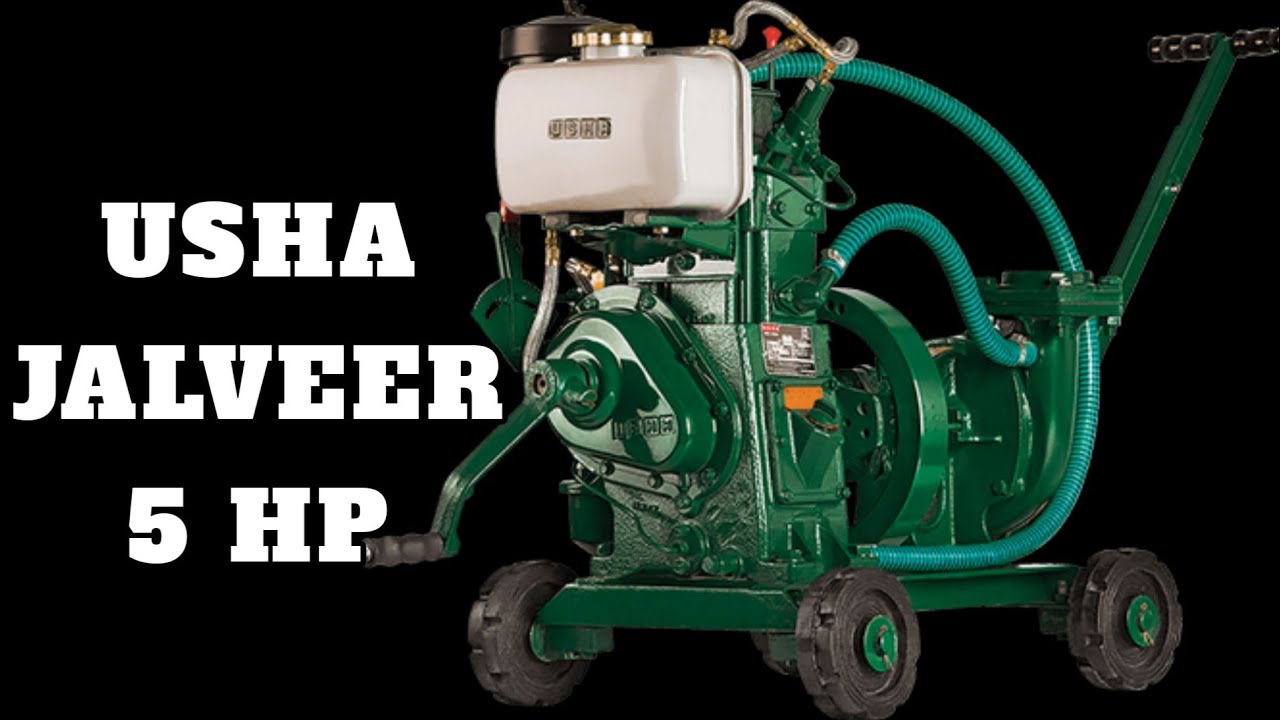 27Usha jalveer 5 hp diesel water pump Saste diesel engine pumping set