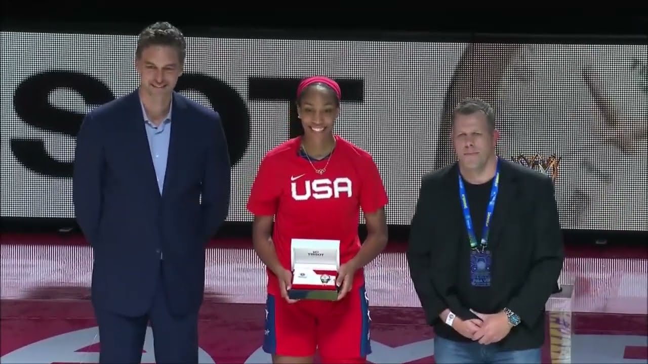 Aja Wilson Named MVP Of Womens Basketball World Cup 2022 In Same Year She Won WNBA MVP  Title