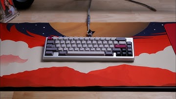 [4K] Empyrean Prototype with lubed MX Blacks Typing Test ASMR