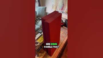 Recording Studio Install Setup with 10 of our 4” Dulce Angora Bass Traps, Clouds, & Rolling Gobos!