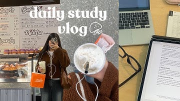72hr study vlog ☆.｡.:* waking up at 8 a.m., 6hr library days, lots of studying
