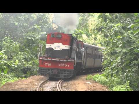 YDM-4's working a train up the ghat!