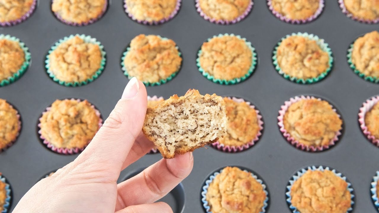 最好吃的低卡低醣超松软香蕉蛋糕 Low Carb soft moist banana muffin | Emilee