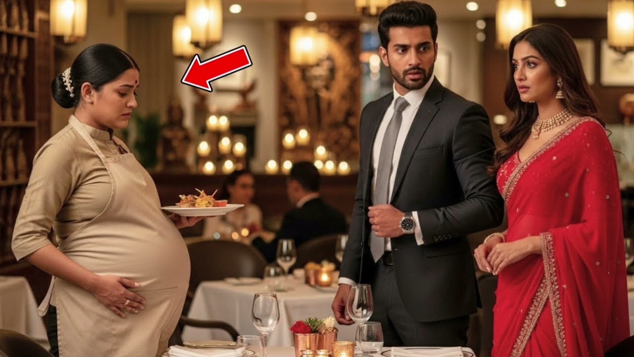 मिलियनेयर रेस्तरां में पहुंचा… और अपनी गर्भवती Ex-Wife को वेट्रेस बनकर टेबल सर्व करते देख जम गया 😢