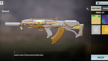 Diamond camo for the BK57 in codm