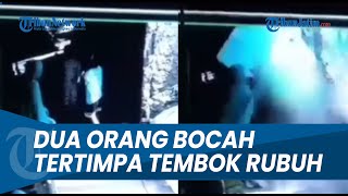 HARI SIAL GAADA DI KALENDER ! Dua Orang Bocah di Bekasi Sedang Bermain Malah Tertimpa Tembok Rubuh