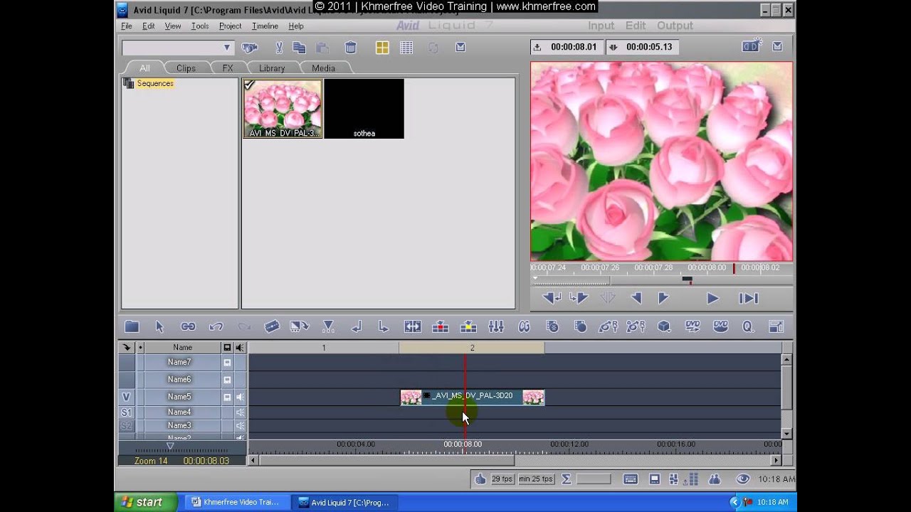 Video Editor Tutorial Tools Avid Liquid - YouTube